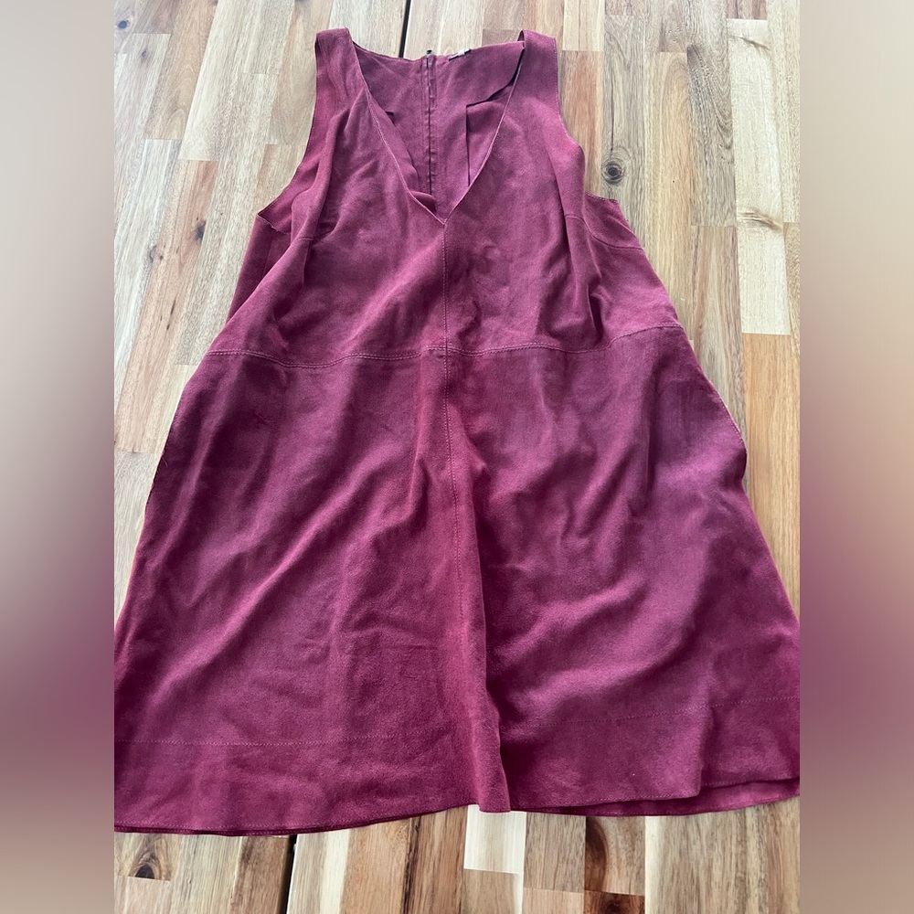 Free people cow suede dress